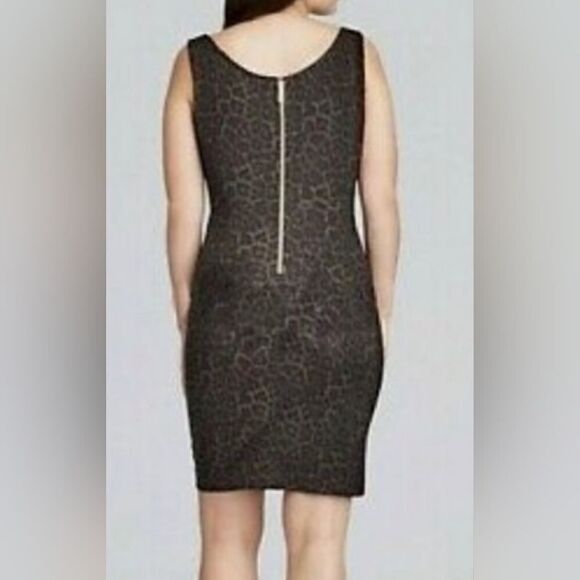 Michael Kors olive green leopard dress - Picture 2 of 13